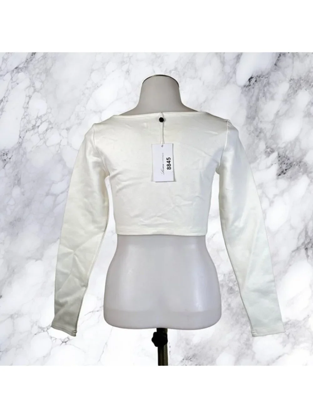 Lovers and Friends Devyn Crop Top in Ivory